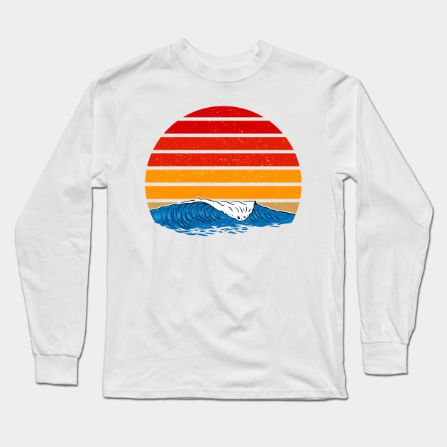 Beach Long Sleeve T-Shirt by Design Anbay